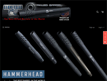 Tablet Screenshot of hammerheadpaintball.com